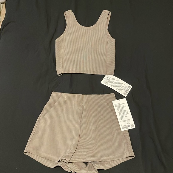lululemon athletica Pants - Ribbed softstreme set